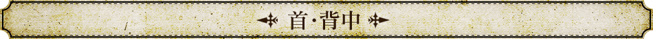 首・背中