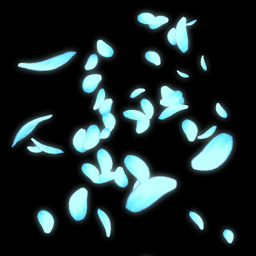 花びらセット (水色)