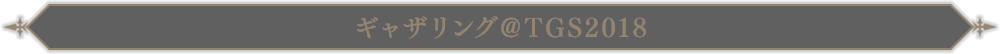 ギャザリング@TGS2018